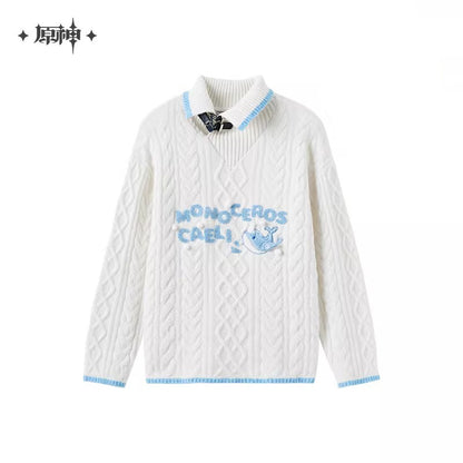 (Vente limitee jusqu'au 12 Mars 2026) Sweater Brodée [Genshin Impact] - Tartaglia Impression