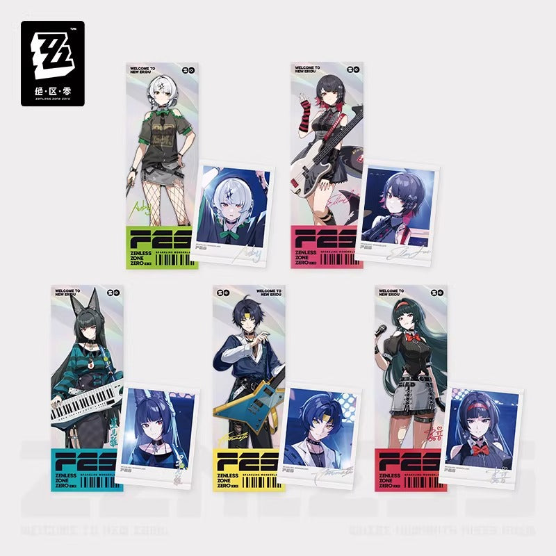 Ticket Laser + Polaroid Set [ZZZ Zenless Zone Zero] - Sparkling Wonderland Series / ZZZ FES 2025