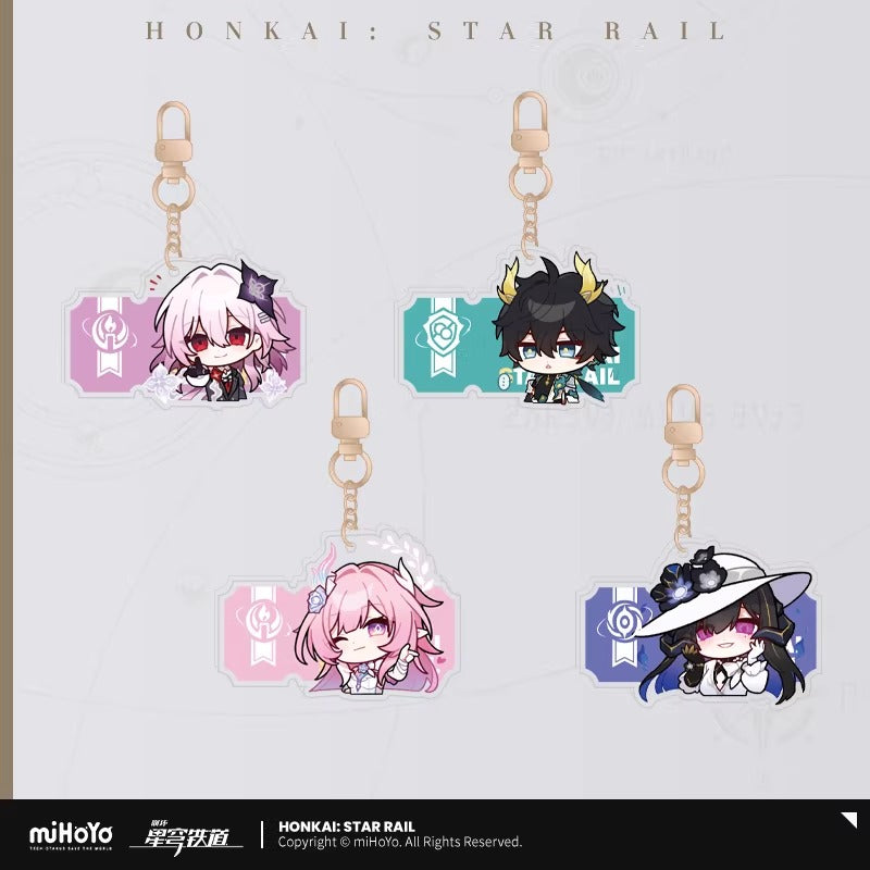 Acrylic Strap [Honkai: Star Rail] - Série Emoticônes / Sticker vol.6