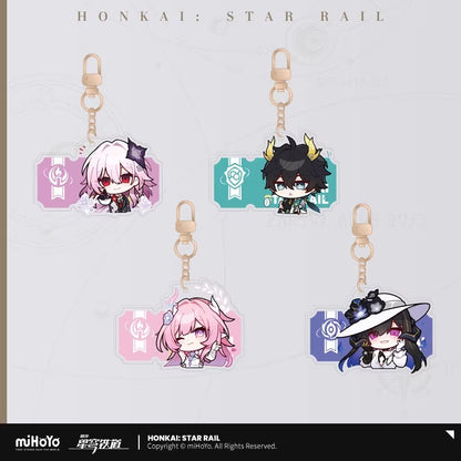 Acrylic Strap [Honkai: Star Rail] - Série Emoticônes / Sticker vol.6