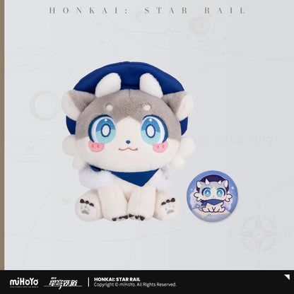 Peluche et Badge Set [Honkai: Star Rail] - Awoo Awoo series - Luckin Cafe Collab General Sale
