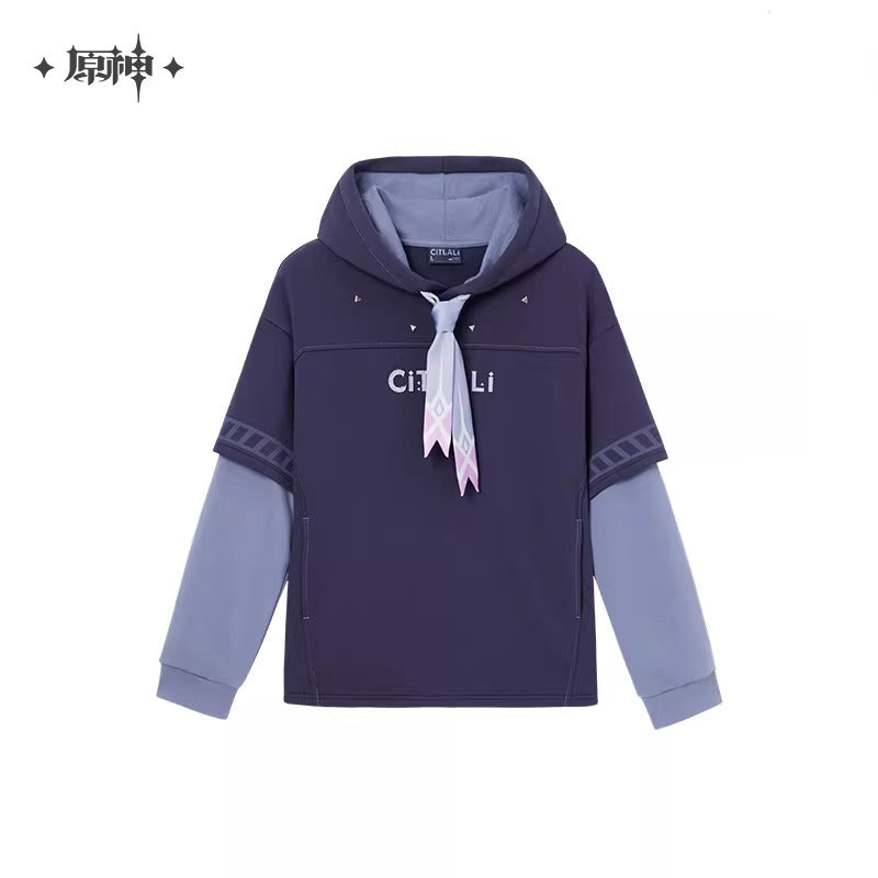 Faux Two-Pieces Hooded Sweatshirt [Genshin Impact] - Citlali Impressions