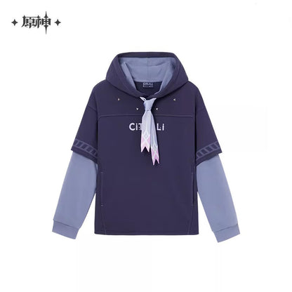 Faux Two-Pieces Hooded Sweatshirt [Genshin Impact] - Citlali Impressions