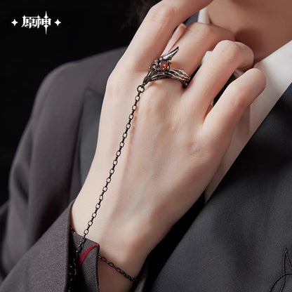 Bague avec Chaine Transformable Collier [Genshin Impact] - Arlecchino Impressions