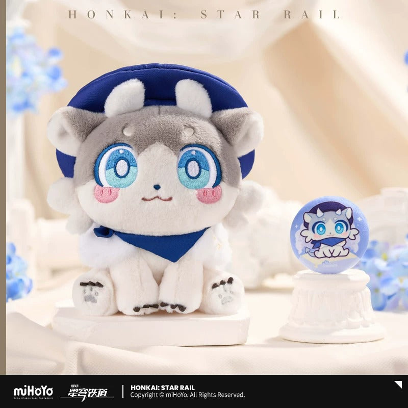 Peluche et Badge Set [Honkai: Star Rail] - Awoo Awoo series - Luckin Cafe Collab General Sale