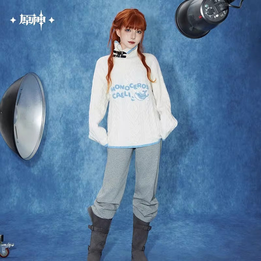 (Vente limitee jusqu'au 12 Mars 2026) Sweater Brodée [Genshin Impact] - Tartaglia Impression