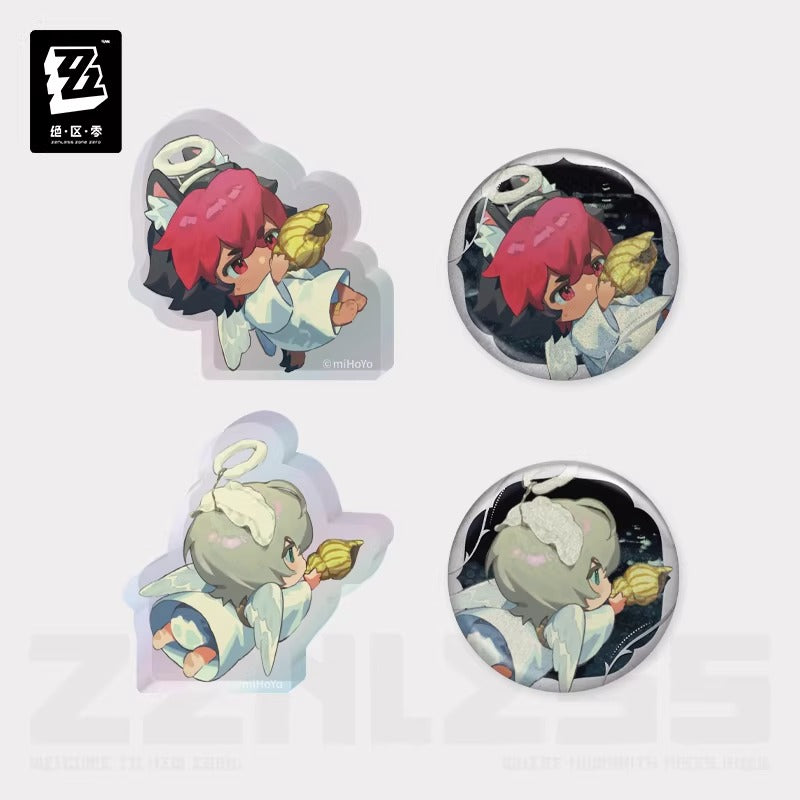Badge et Standee Set [ZZZ Zenless Zone Zero] - The Impending Crash of Waves