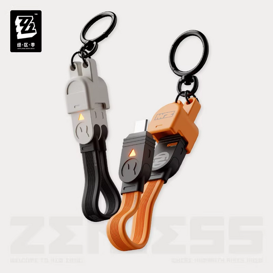 Mini Cable de chargement Keychain Type C a C Ultra Portable Avec Extension [ZZZ Zenless Zone Zero] - Fast Charge Series
