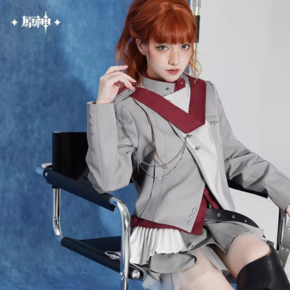 (Vente limitee jusqu'au 12 Mars 2026) Veste [Genshin Impact] - Gris - Tartaglia Impression