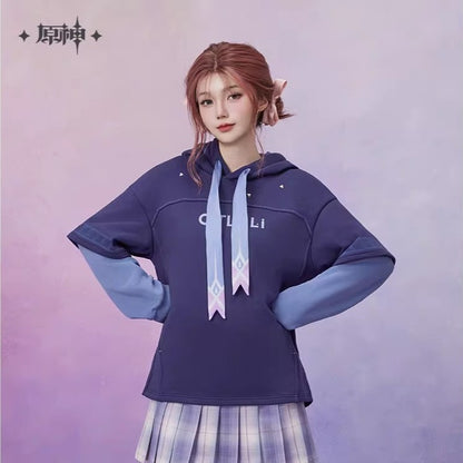 Faux Two-Pieces Hooded Sweatshirt [Genshin Impact] - Citlali Impressions