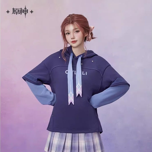 Faux Two-Pieces Hooded Sweatshirt [Genshin Impact] - Citlali Impressions