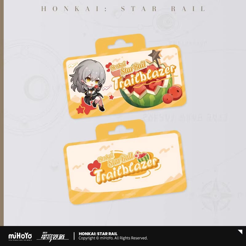 Acrylic Clip Tag [Honkai: Star Rail] - Chibi - Fruity Summer Series