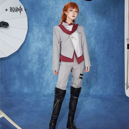 (Vente limitee jusqu'au 12 Mars 2026) Pantalon [Genshin Impact] - Gris - Tartaglia Impression