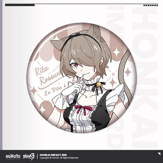 Badge [Honkai Impact 3rd] - Rita - La Vita a Bella - Cafe Valkyries series