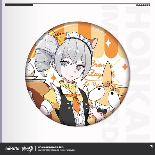 Badge [Honkai Impact 3rd] - Bronya - La Vita a Bella - Cafe Valkyries series
