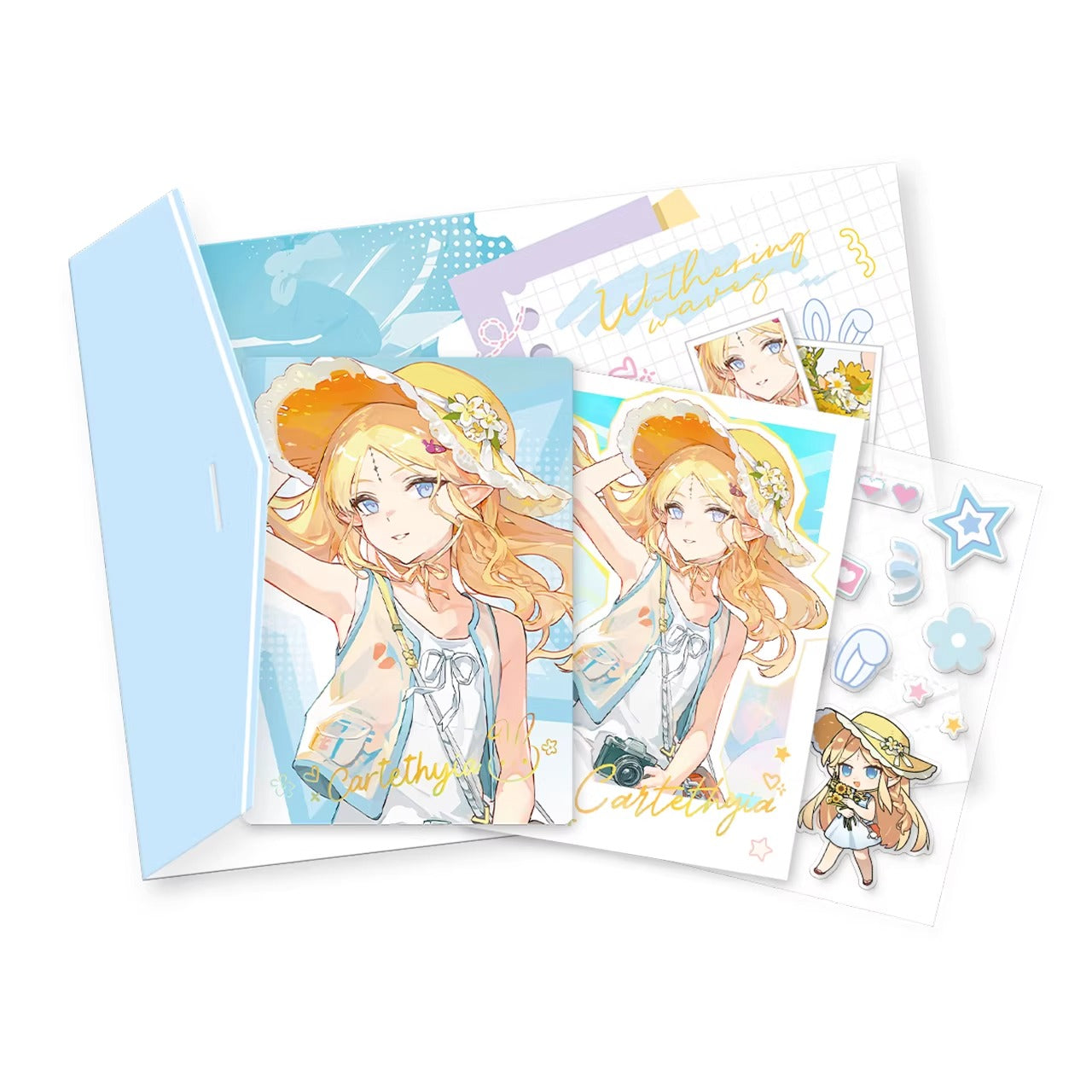 Set de mini-cartes & Polaroid [Wuthering Waves] - Cartethyia - Somnoire Echoes