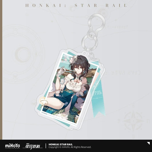 Acrylic keychain [Honkai: Star Rail] -  Ruan Mei Plumblossom Letter