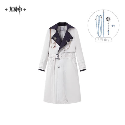 Manteau Avec Broche [Genshin Impact] - Fatui Harbinger Impressions - Frost and Flames Series
