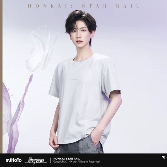 T-Shirt [Honkai Star Rail] - Type A Gris - Castorice Impressions