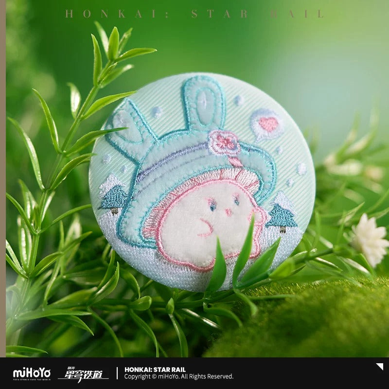 Badge Brodé [Honkai: Star Rail] - Sparxie's Mushroom Rabbit
