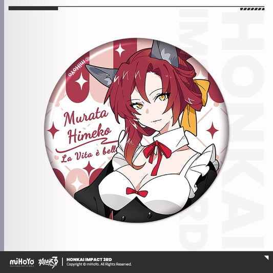 Badge [Honkai Impact 3rd] - Himeko - La Vita a Bella - Cafe Valkyries series