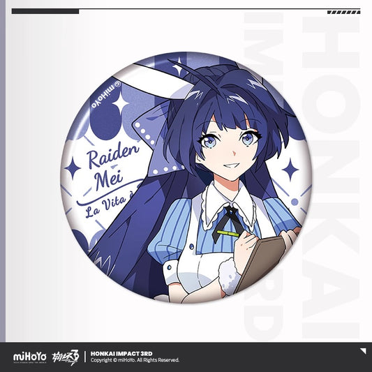 Badge [Honkai Impact 3rd] - Mei - La Vita a Bella - Cafe Valkyries series