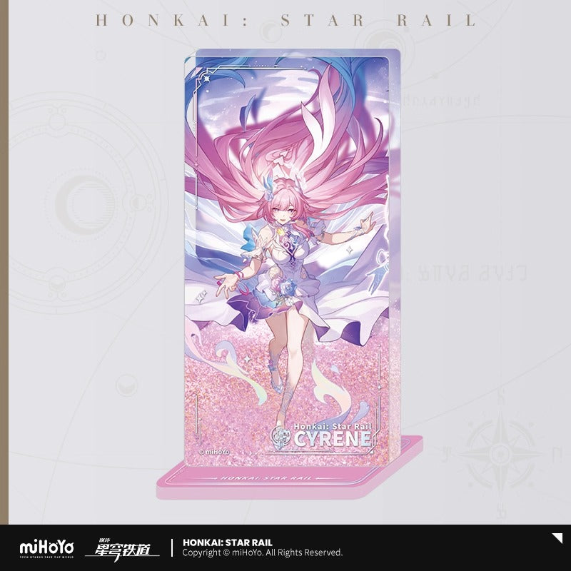Acrylic Glitter Block standee  [Honkai: Star Rail] - Cyrene - Character Portrait Series