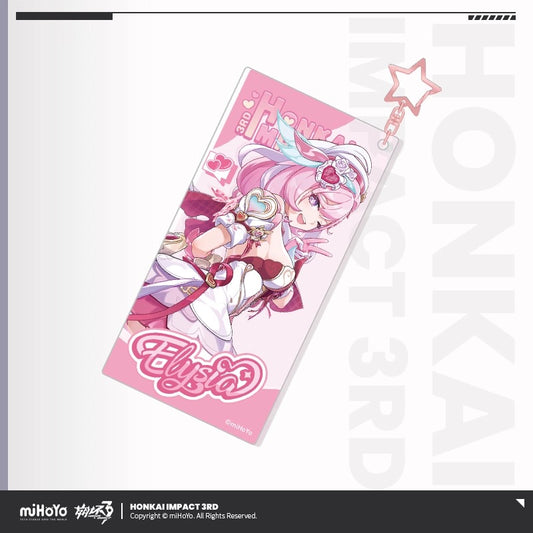 Acrylic Keychain [Honkai Impact 3rd] - Elysia - Hi♪ Love Elf♥