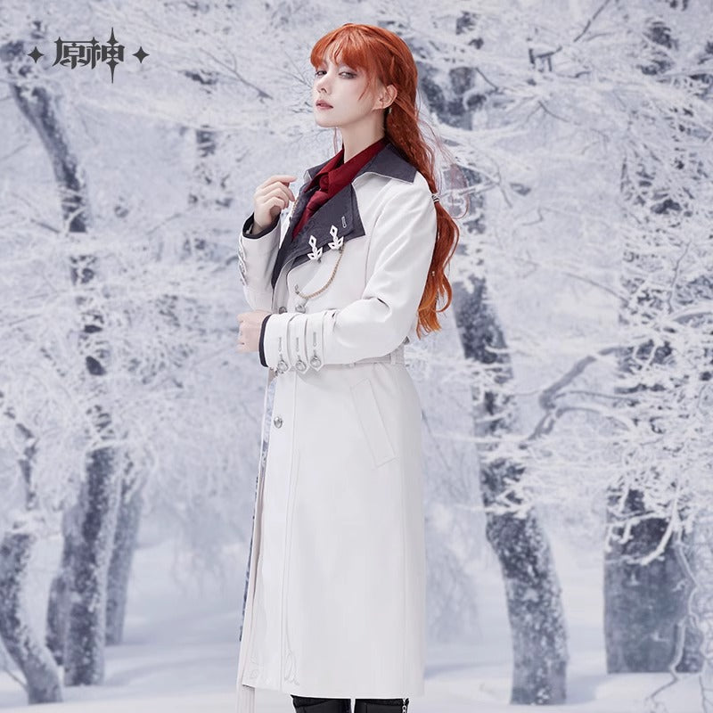 Manteau Avec Broche [Genshin Impact] - Fatui Harbinger Impressions - Frost and Flames Series