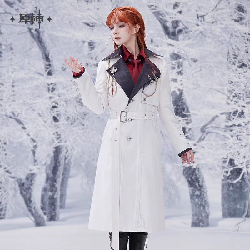 Manteau Avec Broche [Genshin Impact] - Fatui Harbinger Impressions - Frost and Flames Series