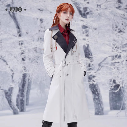 Manteau Avec Broche [Genshin Impact] - Fatui Harbinger Impressions - Frost and Flames Series
