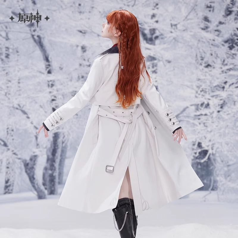 Manteau Avec Broche [Genshin Impact] - Fatui Harbinger Impressions - Frost and Flames Series