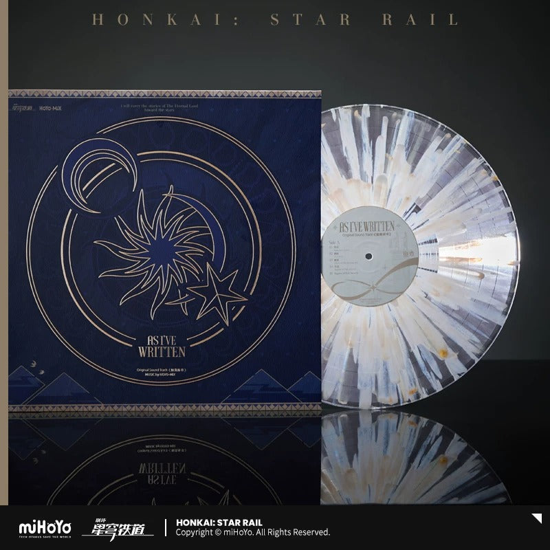 (2eme vague, fin de commande le 25/06/26) CD VINYLE OST Coffret Gift Box au Gel Colore Luminescent [Honkai: Star Rail] - As I've Written - Physical Collector Limited Edition