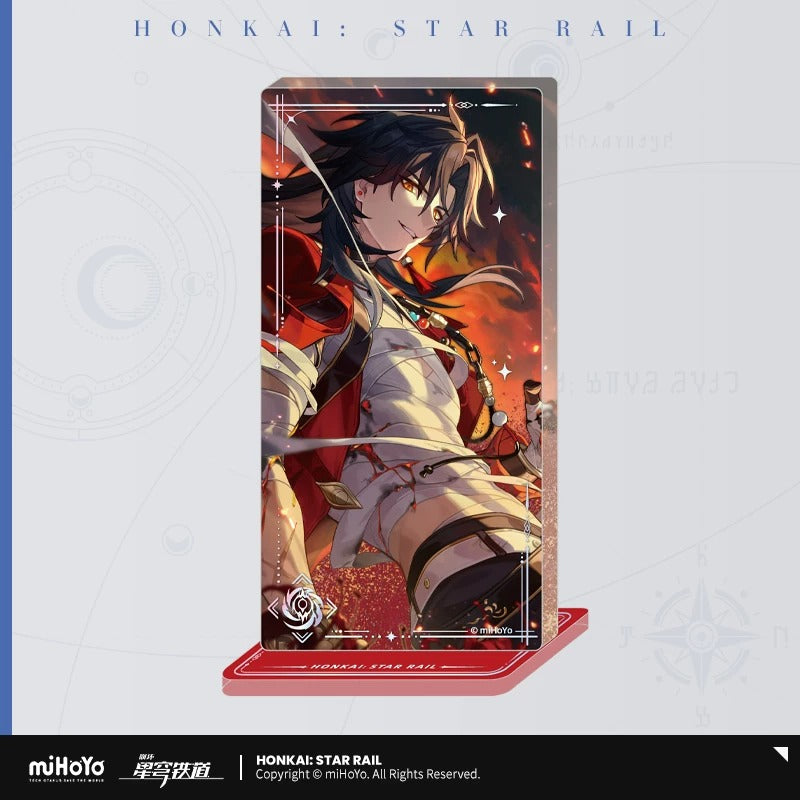 Acrylic Glitter Block [Honkai: Star Rail] - Blade Mortenax - Reforged in Hellfire - Cônes Lumineux vol.22