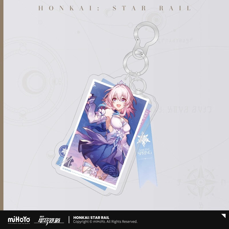 Acrylic keychain [Honkai: Star Rail] - March 7th Nascent Spring