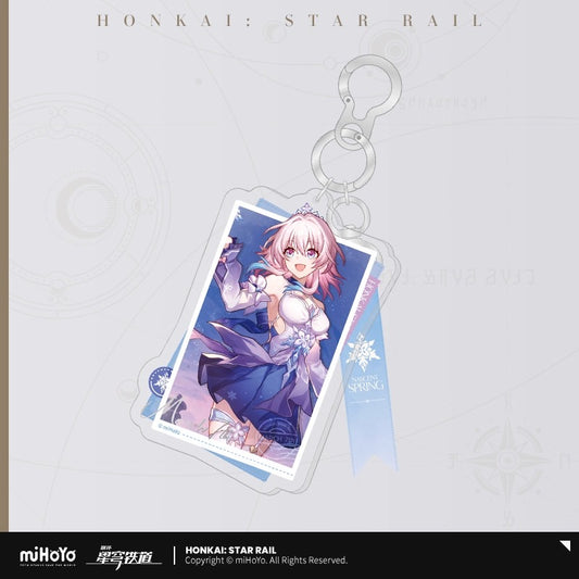 Acrylic keychain [Honkai: Star Rail] - March 7th Nascent Spring