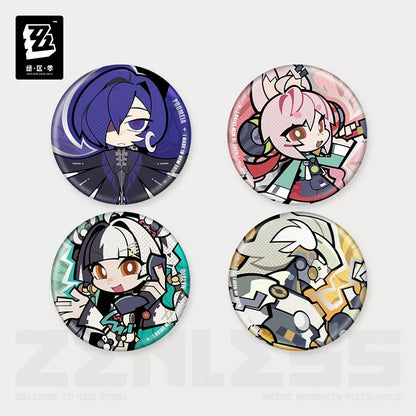 Badge [ZZZ Zenless Zone Zero] - Krampus Compliance Authority -  Chibi Series
