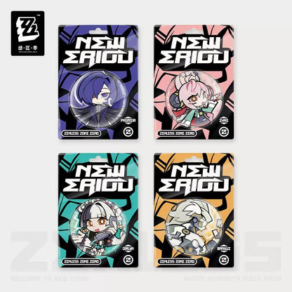 Badge [ZZZ Zenless Zone Zero] - Krampus Compliance Authority -  Chibi Series