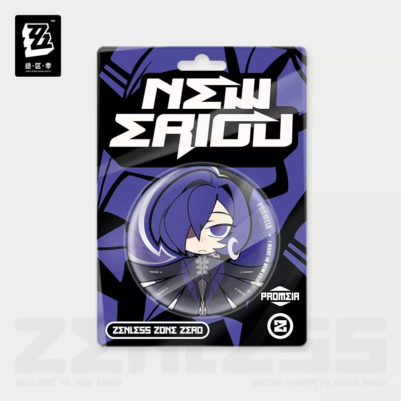 Badge [ZZZ Zenless Zone Zero] - Krampus Compliance Authority -  Chibi Series