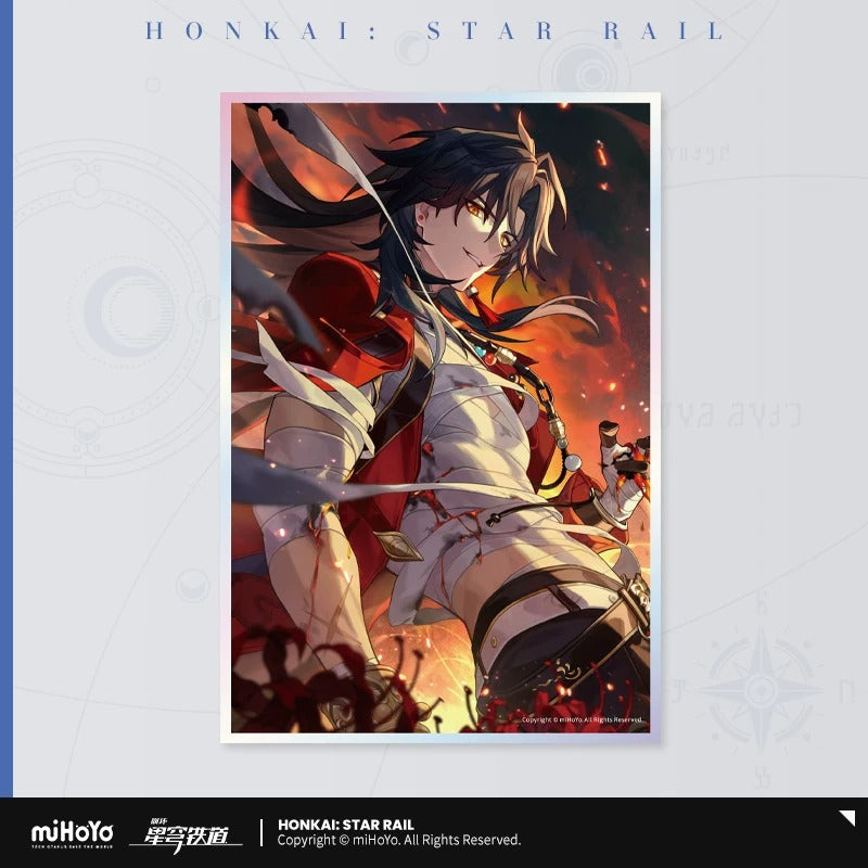 Acrylic Shikishi [Honkai: Star Rail] - Blade Mortenax - Reforged in Hellfire - Cônes Lumineux vol.27