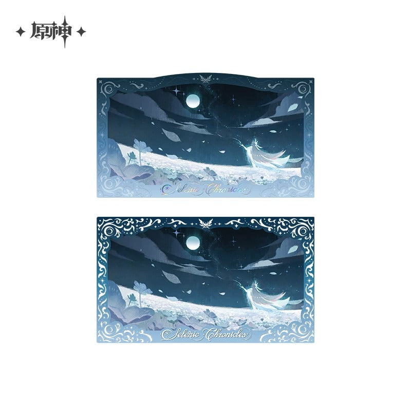 Badge et Cartes Commemoratives Set [Genshin Impact] - Selenic Chronicles series