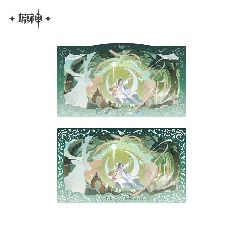 Badge et Cartes Commemoratives Set [Genshin Impact] - Selenic Chronicles series