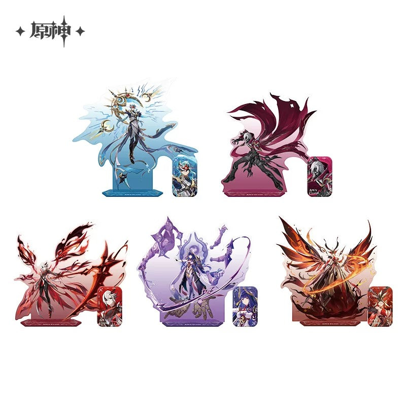 Badge et Acrylic Stand [Genshin Impact] - Apex Clash series