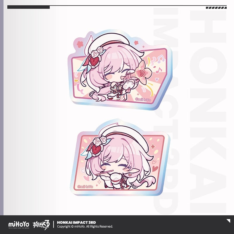 Badge Acrylic [Honkai Impact 3rd] - Elysia - HONKAI MEME Series