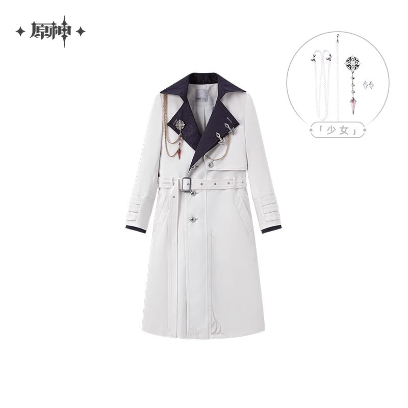 Manteau Avec Broche [Genshin Impact] - Fatui Harbinger Impressions - Frost and Flames Series