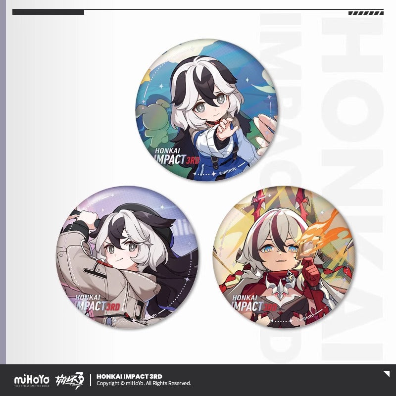 Set de 3 Badge [Honkai Impact 3rd] - Coralie: No Game No life - Part 2 Stigmata Series