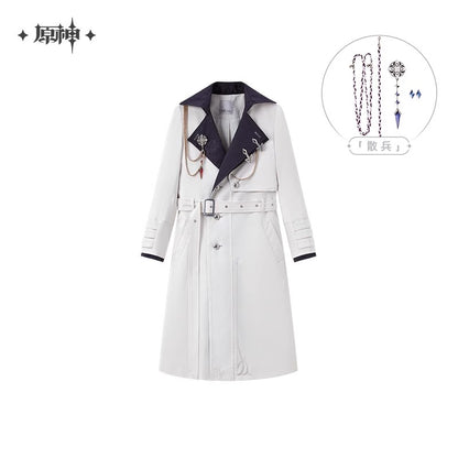 Manteau Avec Broche [Genshin Impact] - Fatui Harbinger Impressions - Frost and Flames Series