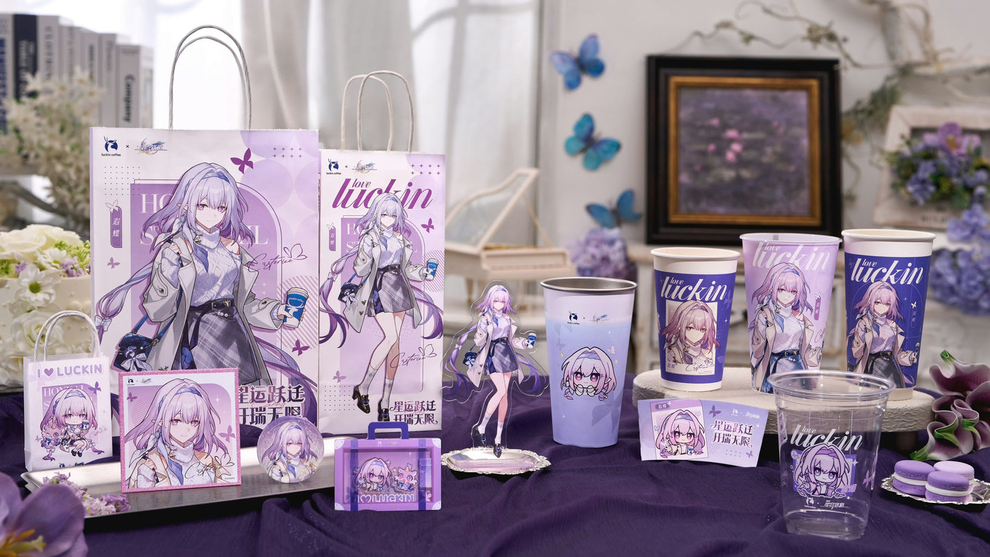 Acrylic Stand [Honkai: Star Rail] - Castorice - Luckin Cafe Collab