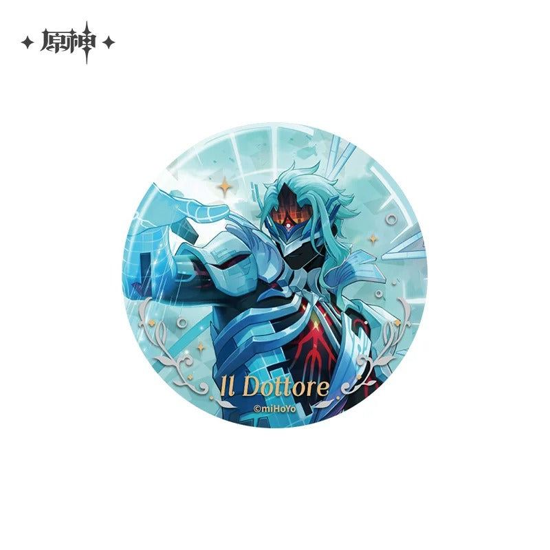 Badge [Genshin Impact] - Dottore / Exalted Master of the Heretical Path - Truth Amongst the Pages of Purana