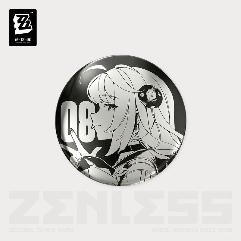 Mirroir Badge Metal [ZZZ Zenless Zone Zero] - Time Radio Part 2 Series